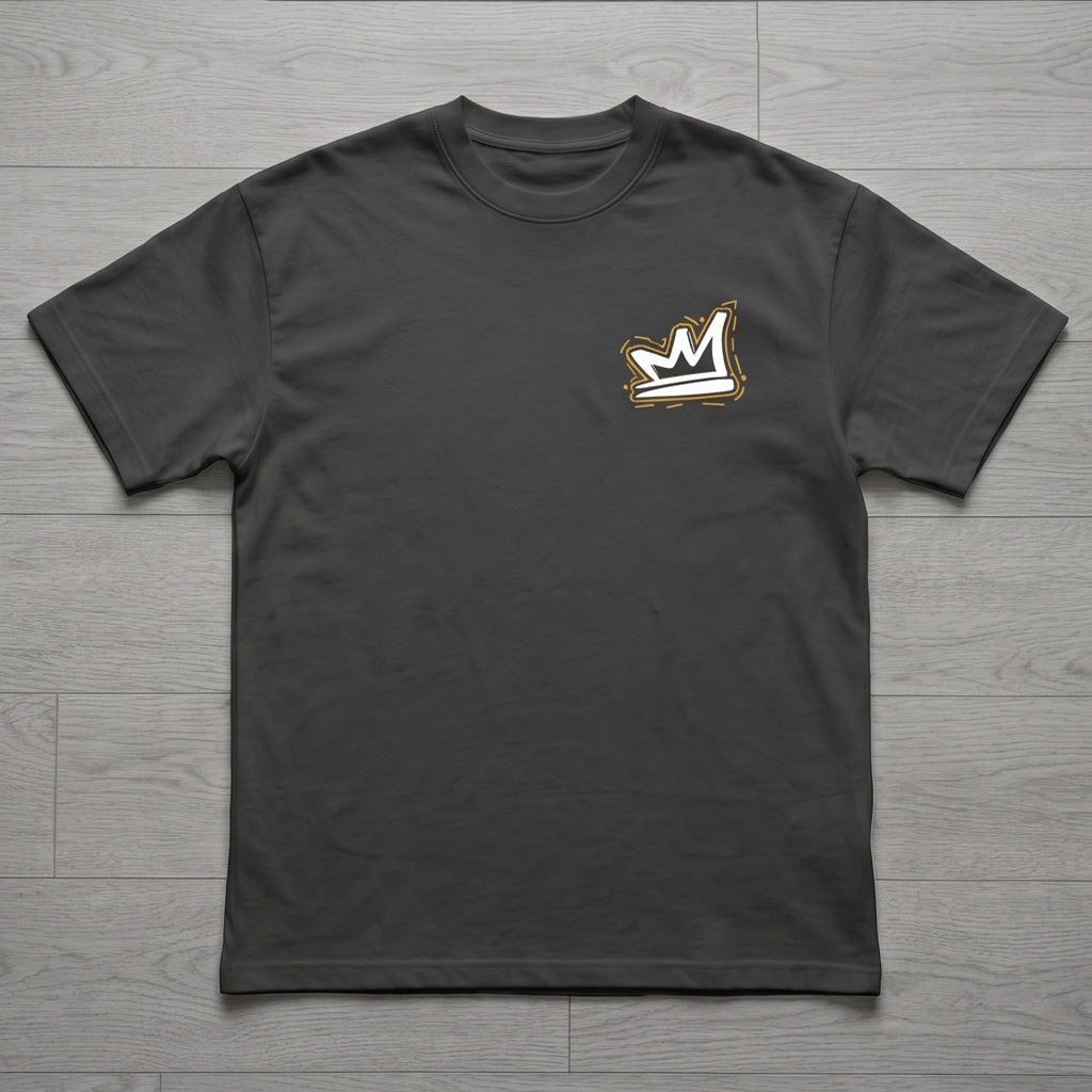 Oversize T-Shirt - Bolivar Cotton - Haste - DTF Printing - Gray
