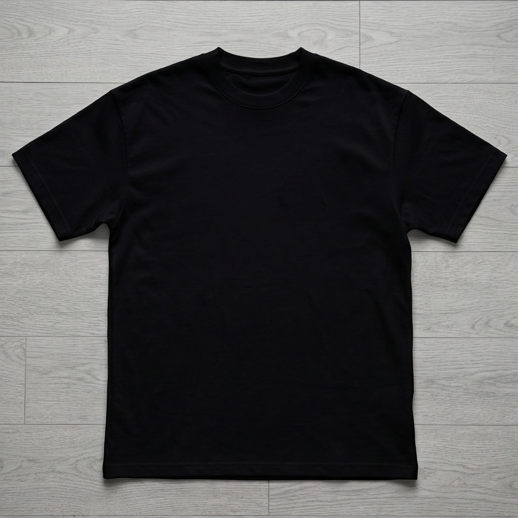 Oversize T-Shirt - Bolivar - Cotton - Just Me - DTF Printing - Black