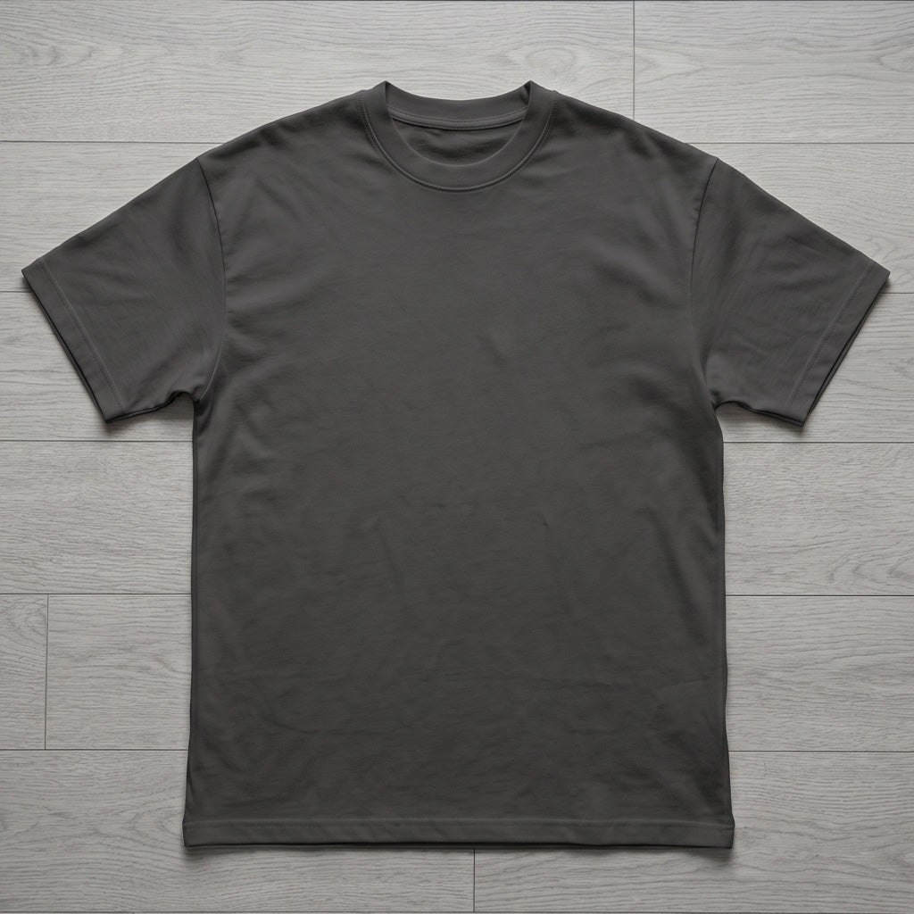 Oversize T-Shirt - Bolivar - Cotton - Just Me - DTF Printing - Gray