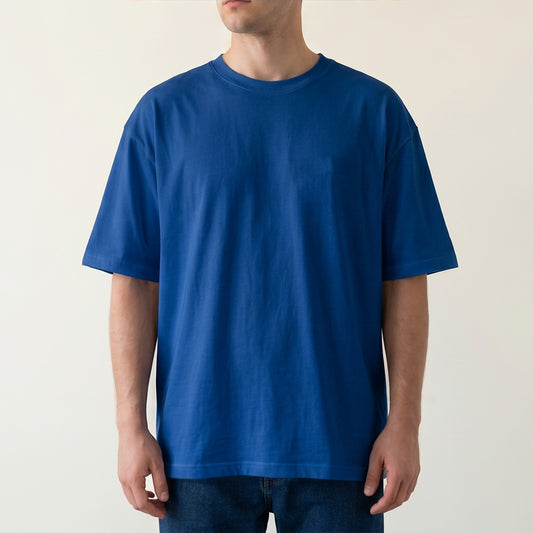 Oversize T-Shirt - Bolivar - Cotton - Just Me - DTF Printing - Blue