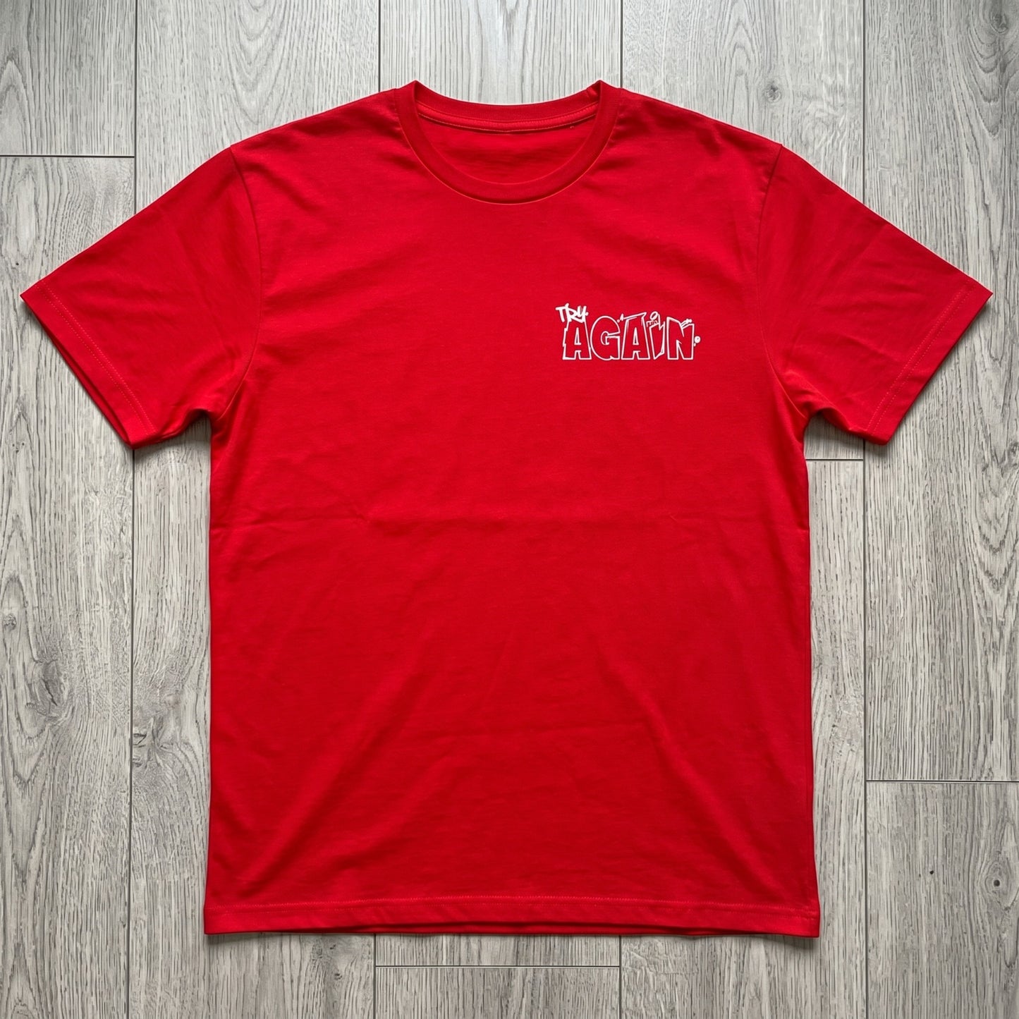 Oversize T-Shirt - Bolivar Fabric - Cotton 100% - Buff Printing - Red