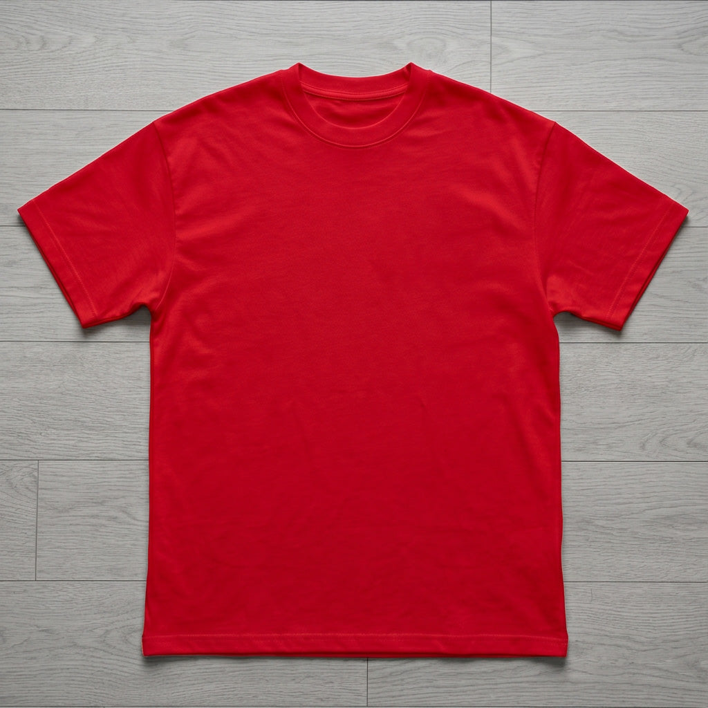 Oversize T-Shirt - Bolivar Cotton - Make Dope - DTF Printing - Red