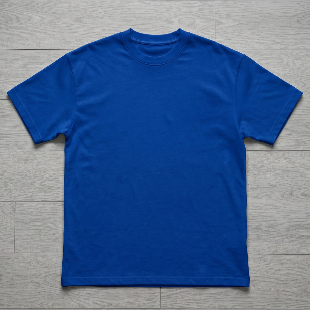 Oversize T-Shirt - Bolivar - Cotton - Just Me - DTF Printing - Blue