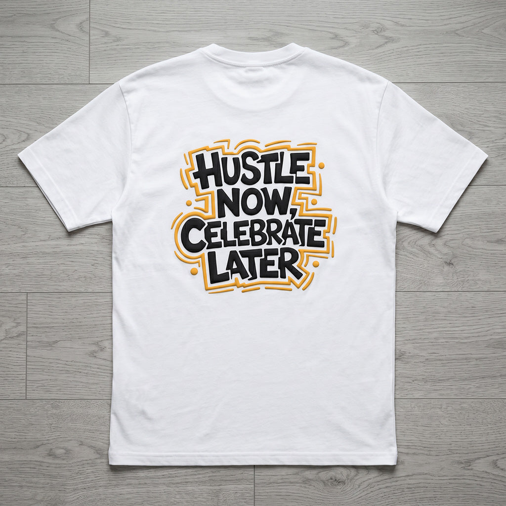 Oversize T-Shirt - Bolivar Cotton - Haste - DTF Printing - White