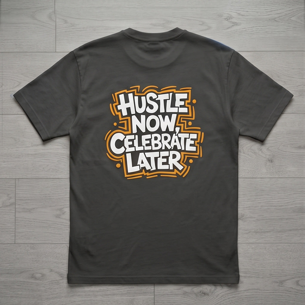 Oversize T-Shirt - Bolivar Cotton - Haste - DTF Printing - Gray