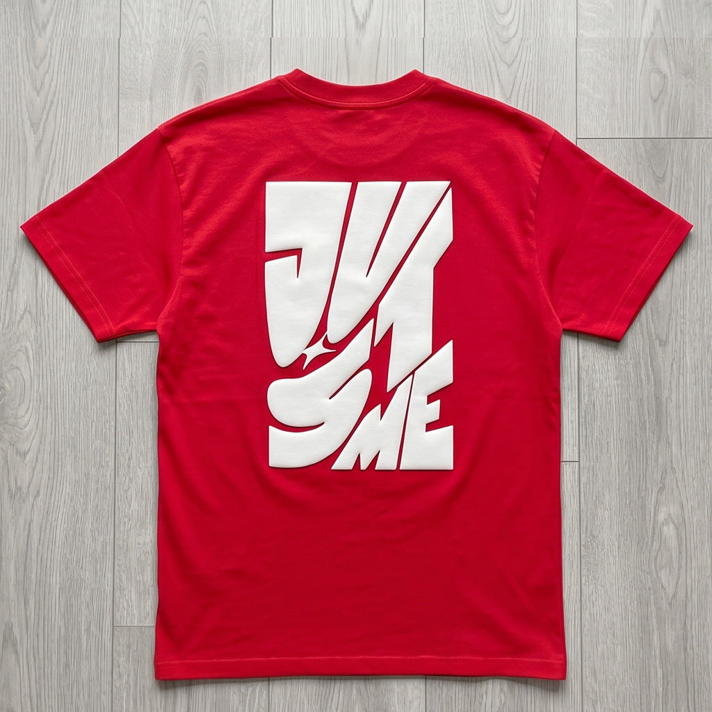 Oversize T-Shirt - Bolivar - Cotton - Just Me - DTF Printing - Red