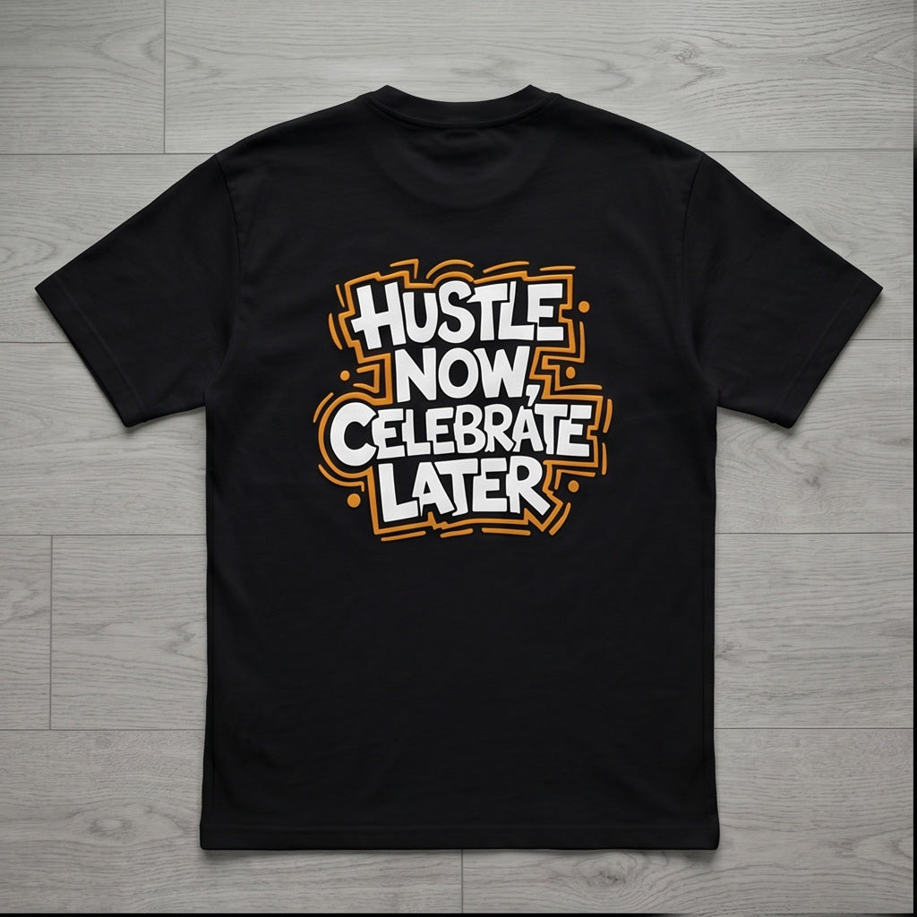 Oversize T-Shirt - Bolivar Cotton - Haste - DTF Printing - Black