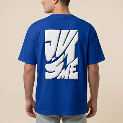 Oversize T-Shirt - Bolivar - Cotton - Just Me - DTF Printing - Blue