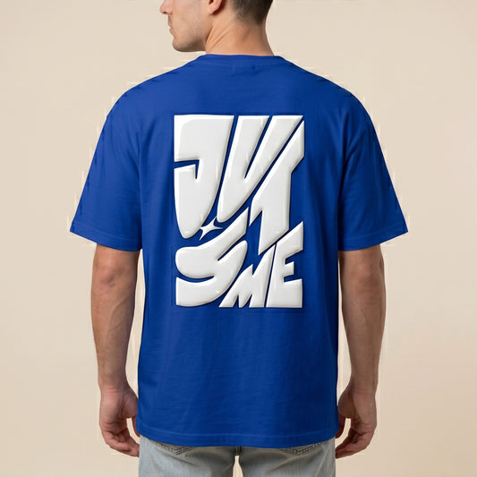 Oversize T-Shirt - Bolivar - Cotton - Just Me - DTF Printing - Blue