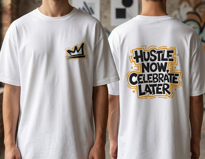Oversize T-Shirt - Bolivar Cotton - Haste - DTF Printing - White