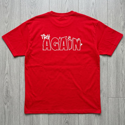 Oversize T-Shirt - Bolivar Fabric - Cotton 100% - Buff Printing - Red