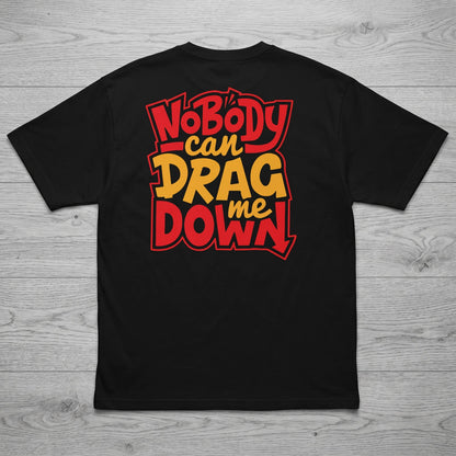 Oversize T-Shirt - NoBody - Bolivar - Cotton - Buff Printing - Black
