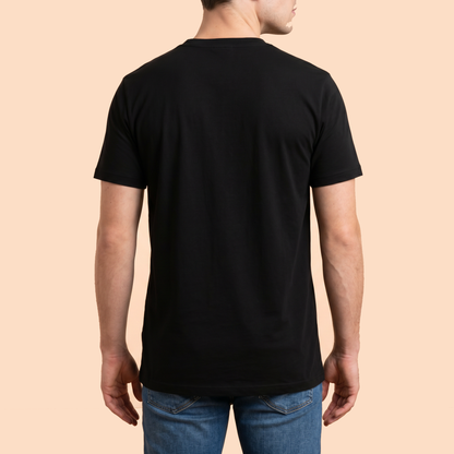 T-Shirt - Cotton - Hustle - DTF Printing - Black