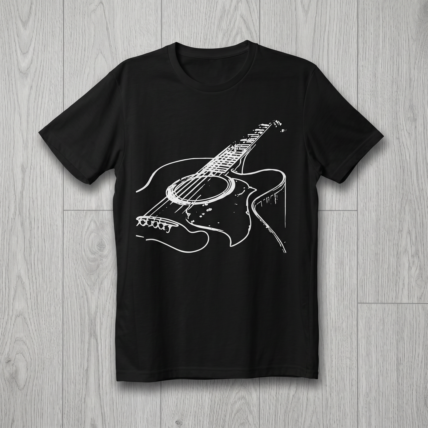 T-Shirt - Cotton - Hustle - DTF Printing - Black