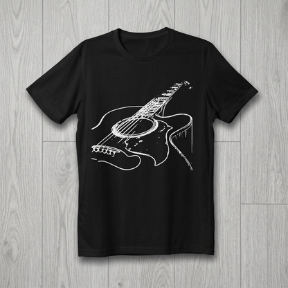 T-Shirt - Cotton - Hustle - DTF Printing - Black